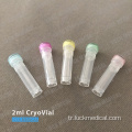 Cryovials 2ml laboratuvar CE kullanın